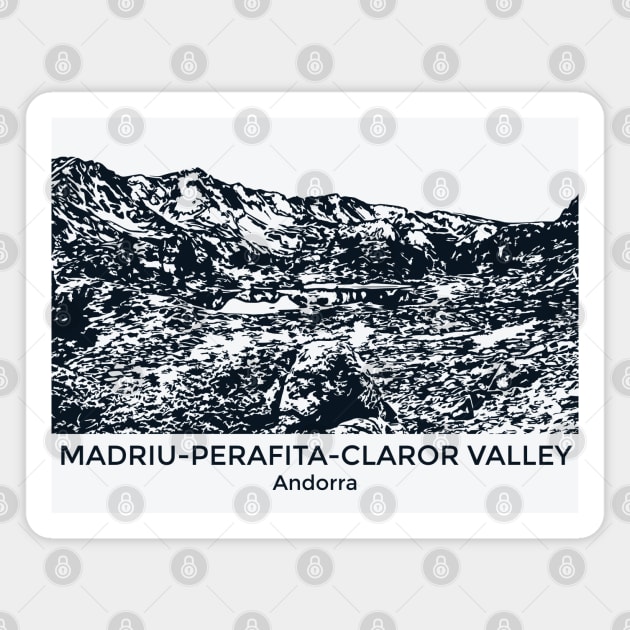Madriu-Perafita-Claror Valley - Andorra Magnet by Lakeric